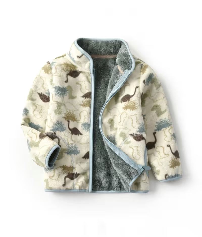 Dinosaurs Fleece-Lined Jacket