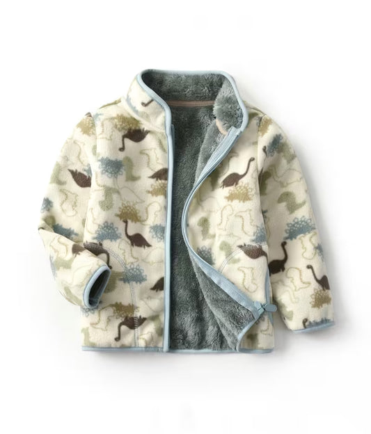 Dinosaurs Fleece-Lined Jacket