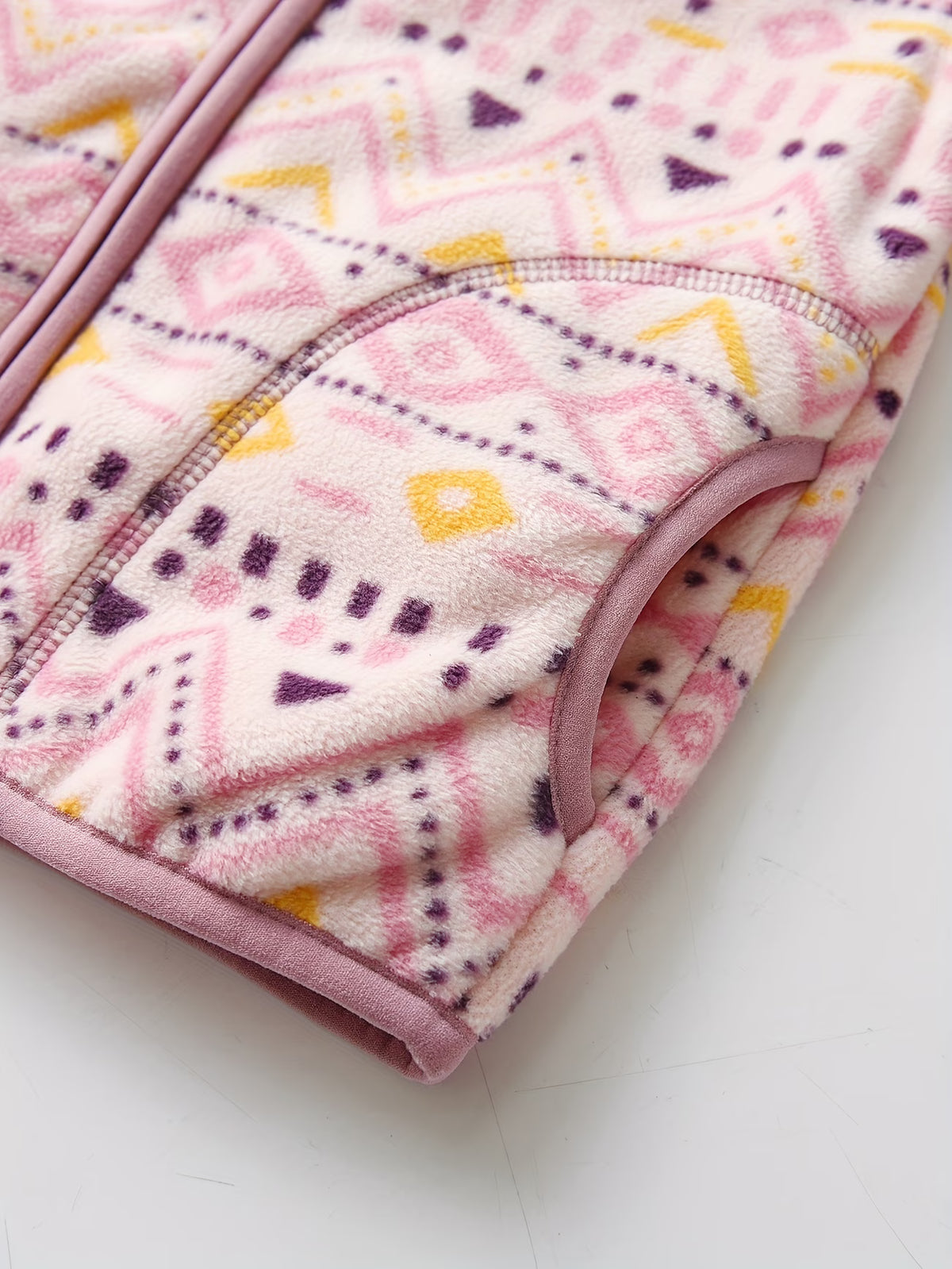 Rhombus Fleece-Lined Jacket