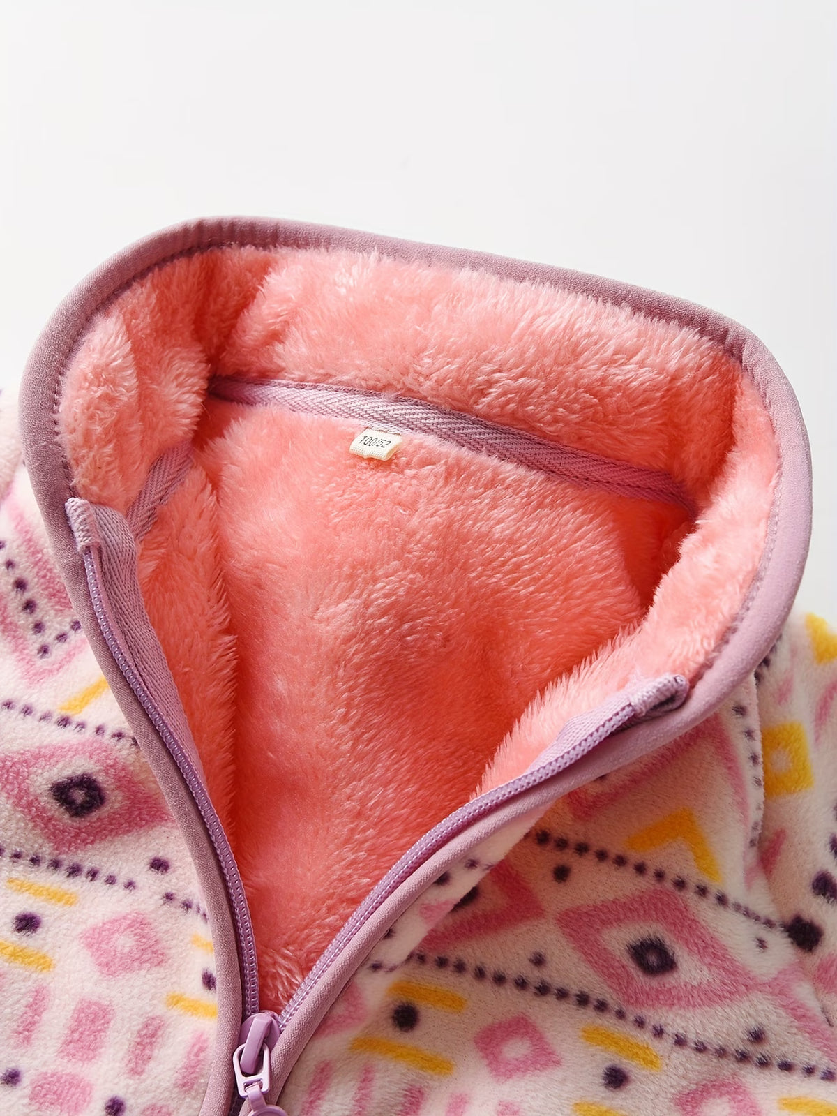 Rhombus Fleece-Lined Jacket
