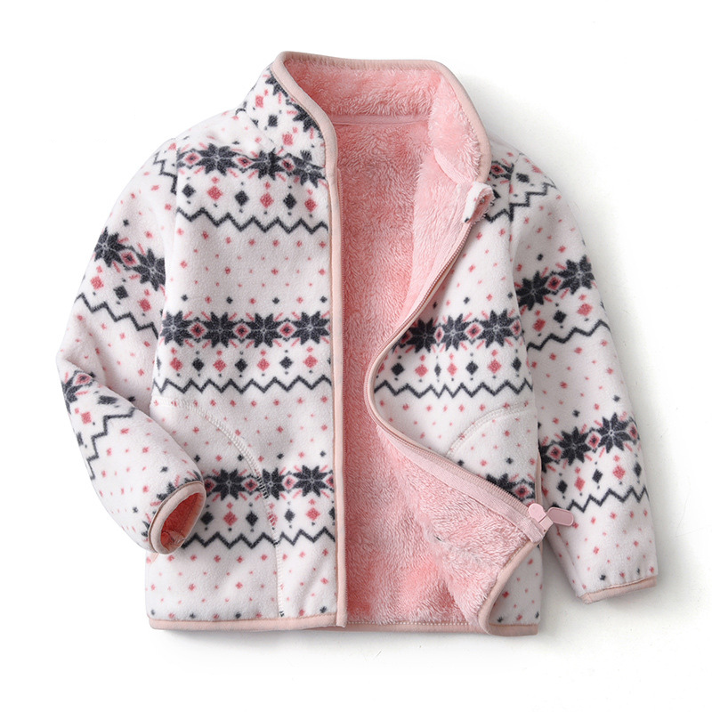 Ethnic Fleece-Lined Jacket