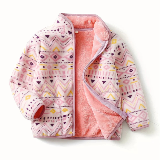 Rhombus Fleece-Lined Jacket
